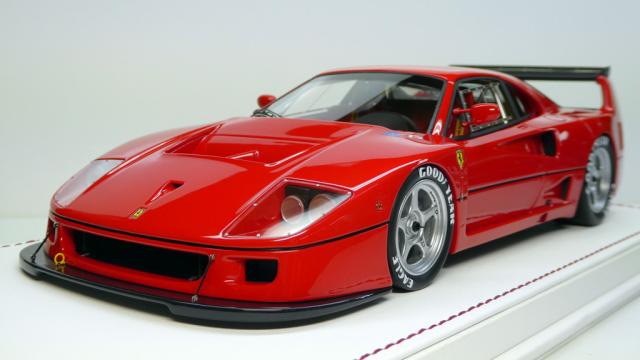 Davis & Giovanni : Retour sur la Ferrari F40 LM Rosso Corsa  jantes grises au 1/18