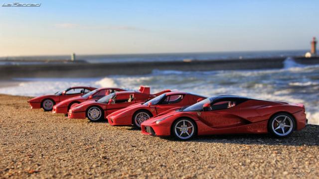 Photos : La srie des 5 Supercars Ferrari au 1/18