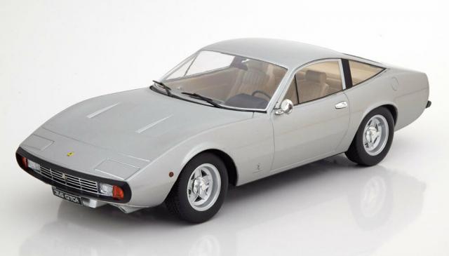 KK Scale Models : 180283S : Nouveaut Janvier 2019 : Sortie de la Ferrari 365 GTC4 en gris mtallis au 1/18