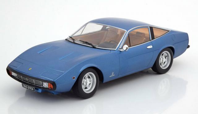 KK Scale Models : 180282BL : Nouveaut Janvier 2019 : Sortie de la Ferrari 365 GTC4 en bleu mtallis au 1/18