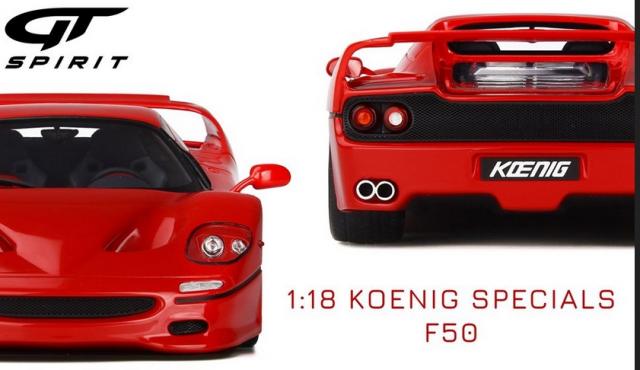 GT Spirit : Preview dbut 2020 : GT267 : Premires photos de la F50 revisite par Koenig au 1/18 !