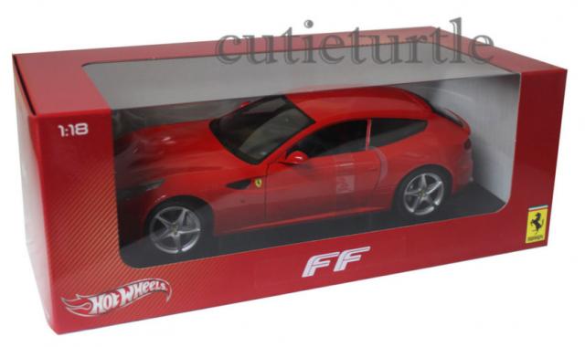 Nouveaut : Ferrari FF Rouge HotWHeels 1/18