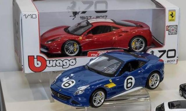 Nuremberg 2017 : Bburago Race & Play : Ferrari California T "The Sunoco" 1/18
