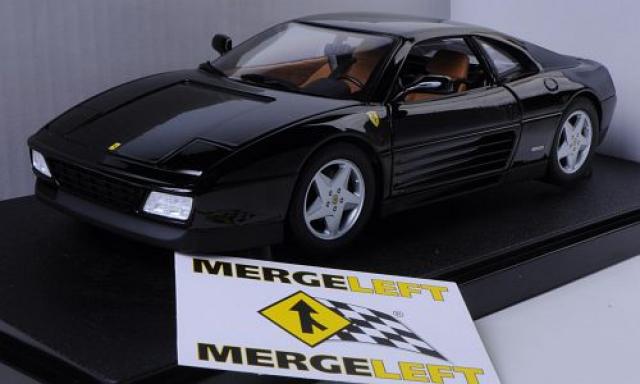 Nouveaut : Ferrari 348 TB Noire HotWHeels 1/18