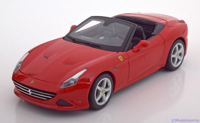 Bburago Race &Play : Nouveaut Avril 2015 : Autres photos de la Ferrari California T rouge ouverte BBU18-16007R 1/18