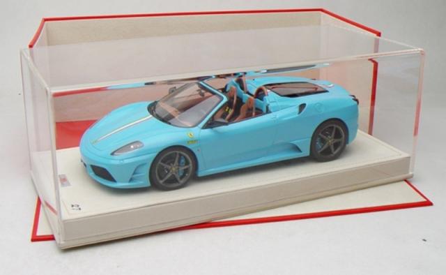 MR Models propose une Ferrari F430 Spider 16M bleu ciel au 1/18