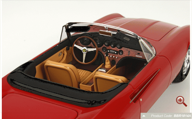 BBR : La Ferrari 365 California Rosso Corsa 1/18 est le Chssis #09127