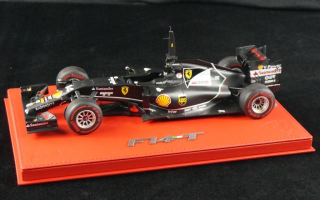 BBR / Raceline Models : Nouveaut Aot 2015 : Ferrari F14-T test Car Noir mat 1/18