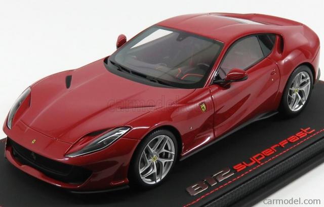 BBR : Nouveaut Oct. 2017 : Dcouvrez la Ferrari 812 Superfast Rosso Corsa Geneve 2017 - Ref P18147AV 1/18