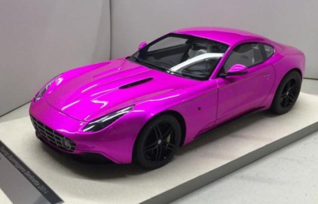 Tecnomodel : Nouveaut Fvrier 2016 : Touring Berlinetta Lusso Rose mtallis 1/18