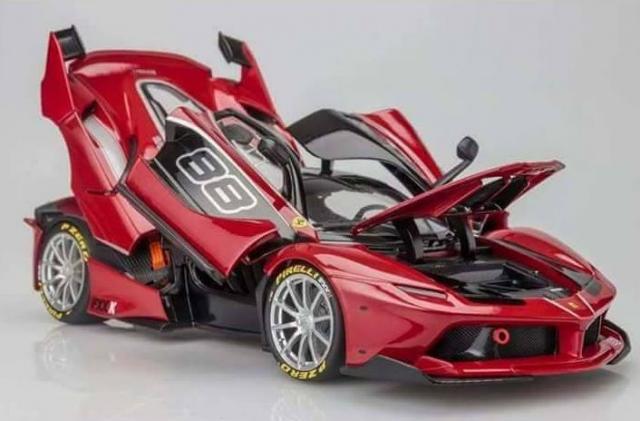 Bburago Signature : Preview 2017 : Premires photos de la Ferrari FXX-K N88 au 1/18