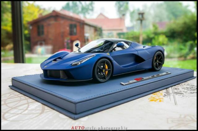 BBR : Retour en photos sur la Ferrari LaFerrari Bleu mat RaceLineModels 1/18