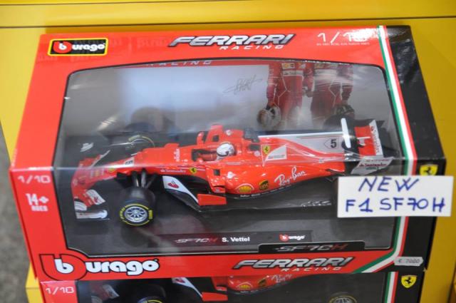 Bburago : Nouveaut Septembre 2017 : Ferrari F1 2017 SF70-H de Vettel au 1/18