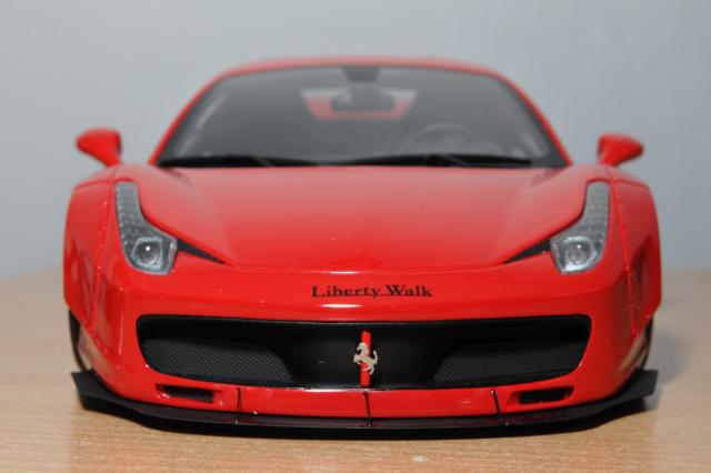 GT Spirit : Nouveaut fvrier 2016 : Photos dtailles de la 458 Italia Liberty Walk Rouge 1/18