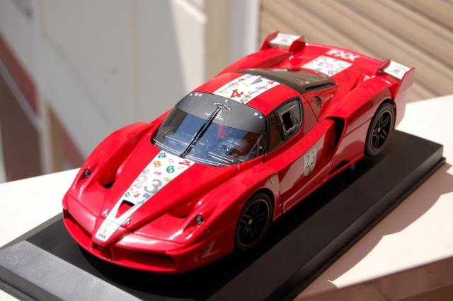 Modification : Ferrari FXX #23 Franck Muller Monza 2006 sur base Elite Rosso Scuderia 1/18