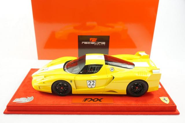 BBR : Nouveaut Septembre 2018 : Dcouvrez la Ferrari FXX Giallo Modena #22 - Socle rouge au 1/18