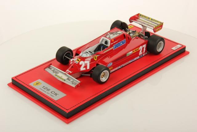 MR Models : Nouveaut Septembre 2016 : Ferrari 126 CK #27 Gilles Villeneuve GP Canada 1981 1/18