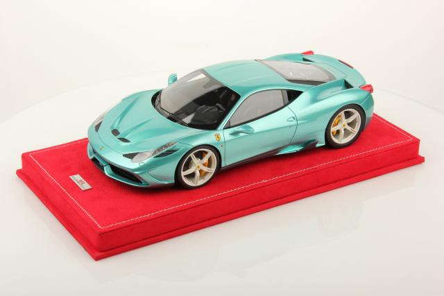 MR Models : Nouveaut Fvrier 2015 : Ferrari 458 Speciale Blue Tiffany 1/18