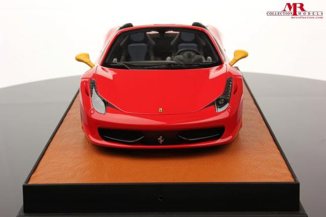 Atelier MR Models : Ferrari 458 Italia Spider Rouge & Or 1/18
