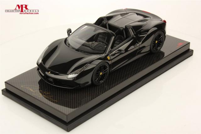 MR Models : Nouveaut Fvrier 2016 : Ferrari 488 Spider "Lady in Black" 1/18