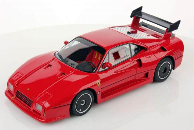 Looksmart : Nouveauts Nov. 2016 : Autres photos de la Ferrari 288 GTO Evoluzione Rouge avec flasques noirs LS18_06B au 1/18