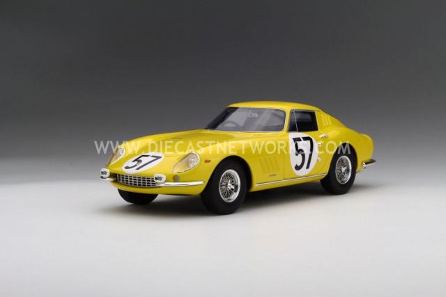 CMR : Preview 2017 : Photos de la future Ferrari 275 GTB/C Jaune N57 24 Heures du Mans 1966 au 1/18