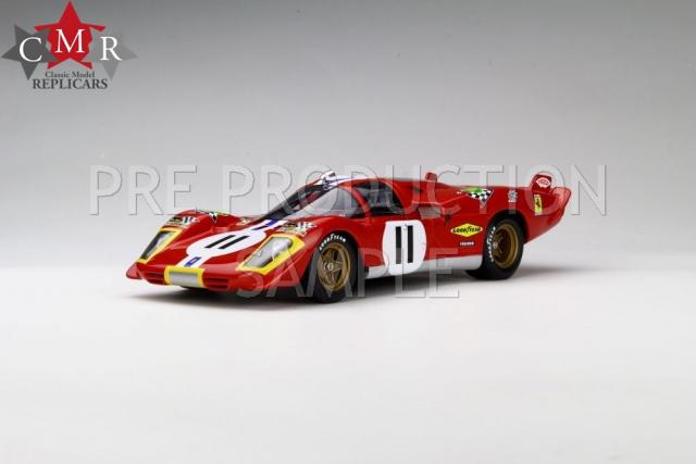 CMR : Preview 2017 : Photos de la Ferrari 512 S Long Tail Le Mans 1970 N11 au 1/18