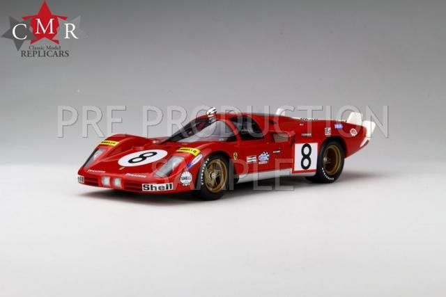 CMR : Preview 2017 : Photos de la Ferrari 512 S Long Tail Le Mans 1970 N8 au 1/18