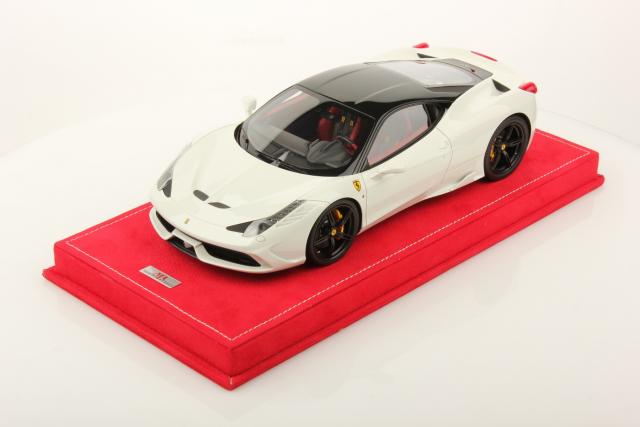 MR Models : Nouveaut Mars 2015 : Ferrari 458 Speciale Bianco Avus 1/18