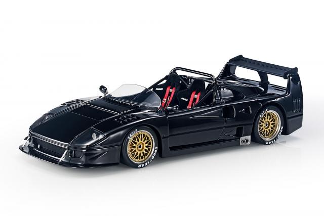 Top Marques : Preview Fin 2019 : Photos de la future Ferrari F40 Barchetta Beurlys en noir au 1/18