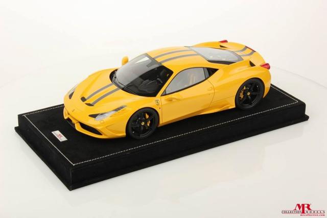 MR Models : Nouveaut : Dcouvrez la Ferrari 458 Speciale Giallo Modena 1/18