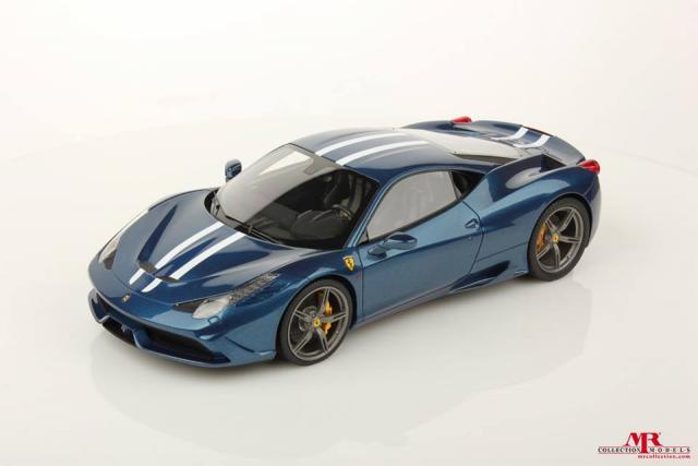 MR Models : Nouveaut : Dcouvrez la Ferrari 458 Speciale Blue NART 1/18