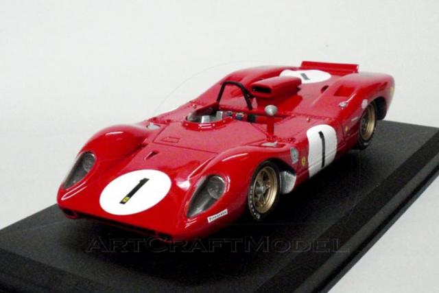 Photo de la Ferrari 312 P #1 Monza 1969 de V12 SportModels 1/18