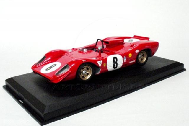 Photo de la Ferrari 312 P #8 Spa 1969 de V12 SportModels 1/18