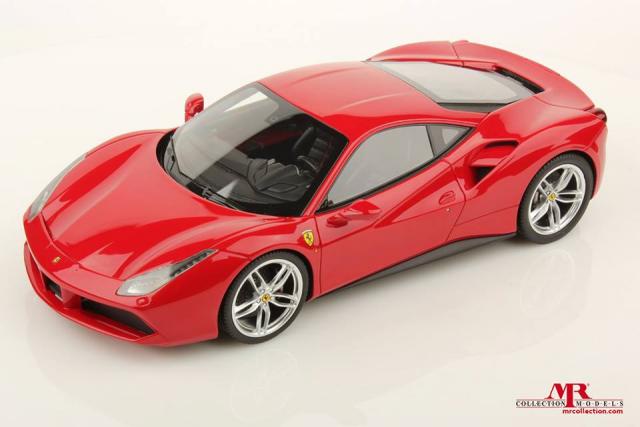 MR Models : Preview 2015 : Premires photos de la Ferrari 488 GTB Rosso Corsa 1/18