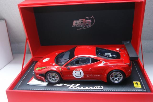 BBR : Photos de la Ferrari 458 GT3 #3 Rosso Corsa 1/18