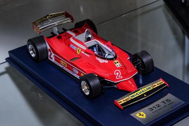 Nuremberg 2019 : Looksmart : Photo de la Ferrari 312 T5 1980 N2 de Gilles Villeneuve au 1/18
