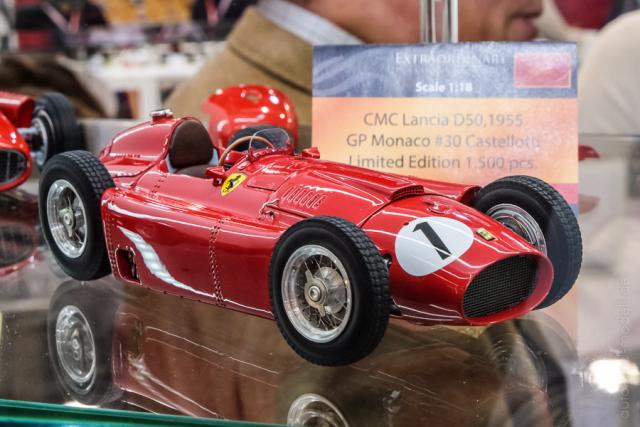 ToyFair Nuremberg 2018 : CMC : Photos de la Ferrari D50 #1 de Fangio du GP de Grande-Bretagne 1956 au 1/18