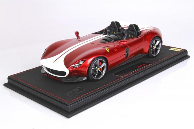 BBR :  Retour sur la Ferrari Monza SP2 Rosso Fuoco ref P18165E au 1/18