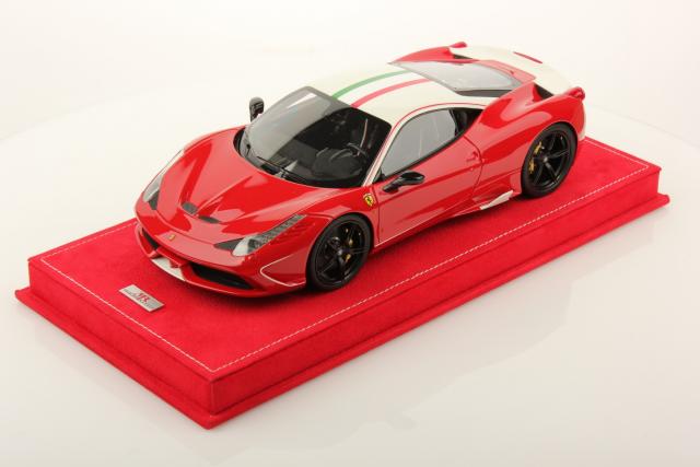 MR Models : Nouveaut Mai 2015 : Dcouvrez la Ferrari 458 Speciale Rosso Corsa "Italy Look" 1/18