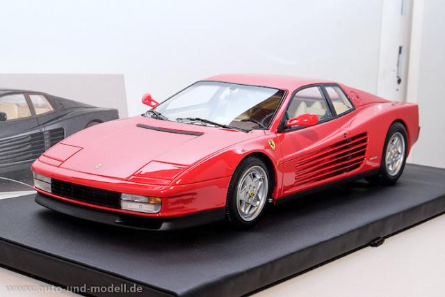 Nuremberg 2016 : Kyosho : Ferrari Testarossa Rouge Original Resin Collection 1/18