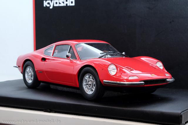 Nuremberg 2016 : Kyosho : Photos de la Dino 246 GT Rouge au 1/18