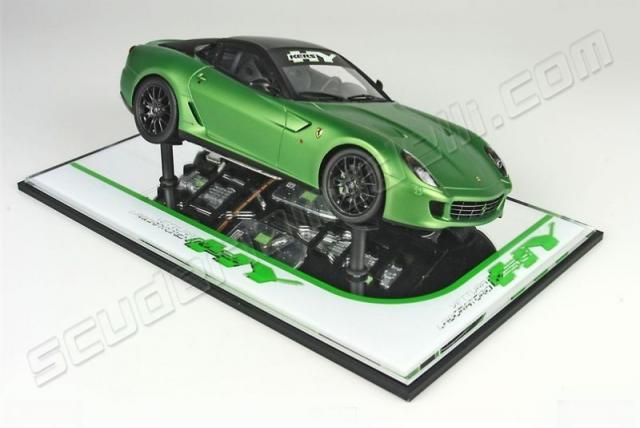 BBR : Sortie de la Ferrari 599 GTB HY KERS Genve 2011 au 1/18