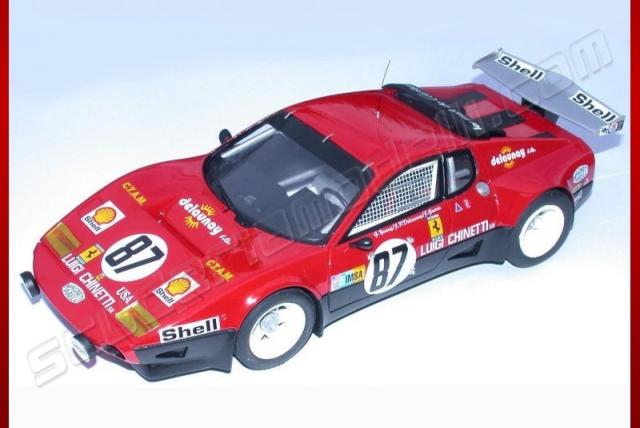 TRON : Photos de la Ferrari 512 BB #87 Le Mans 1978 1/18