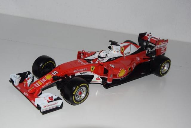 Bburago : Nouveaut Dec. 2016 : Ferrari F1 2016 SF16-H Vettel Version Ray Ban 1/18