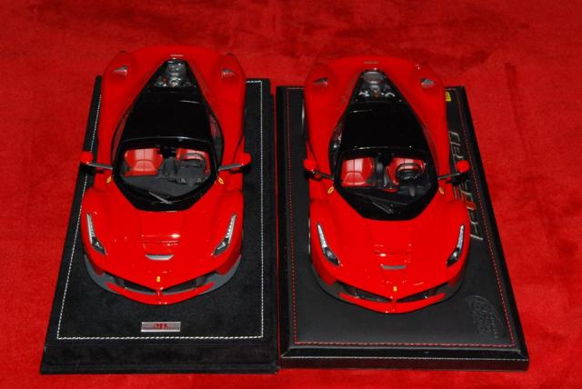 LaFerrari : Comparatif MR Models / BBR 1/18