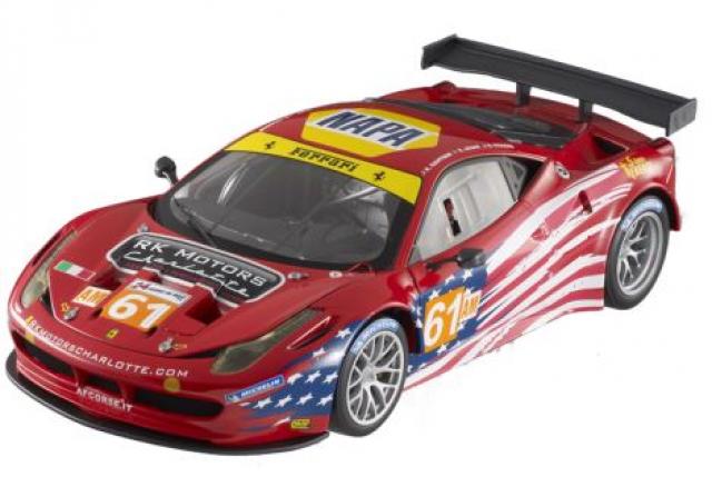 Elite : En photos : Ferrari 458 Italia GT2 #61 Le Mans 2012 1/18