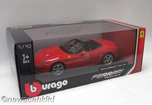 Bburago Race &Play : Nouveauts Avril 2015 : Sortie des Ferrari California T en rouge et en bleu 1/18