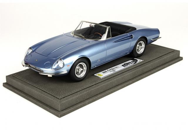 BBR : Nouveaut Nov 2014 : La Ferrari 365 California Bleue Chssis #09889 1/18