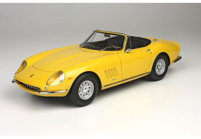 BBR : Retour sur la Ferrari 275 GTB/4 Spider NART Giallo Modena BBR1816D 1/18